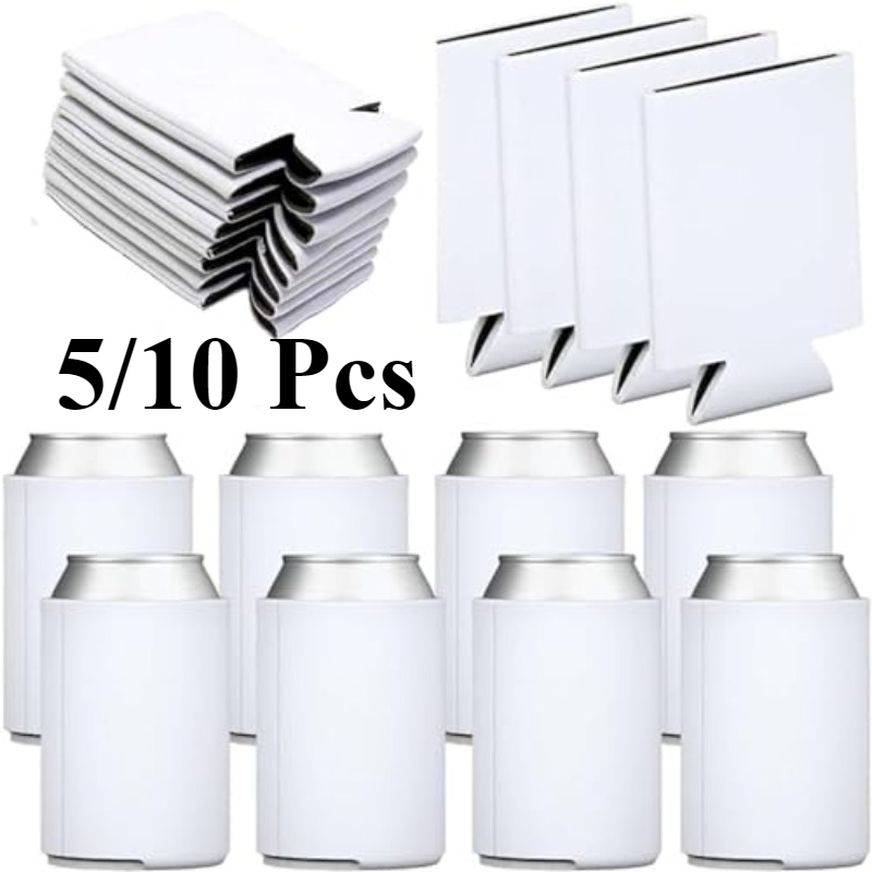 Puzzle Blank White - 5/10 Pcs Blank Sublimation Can Cooler