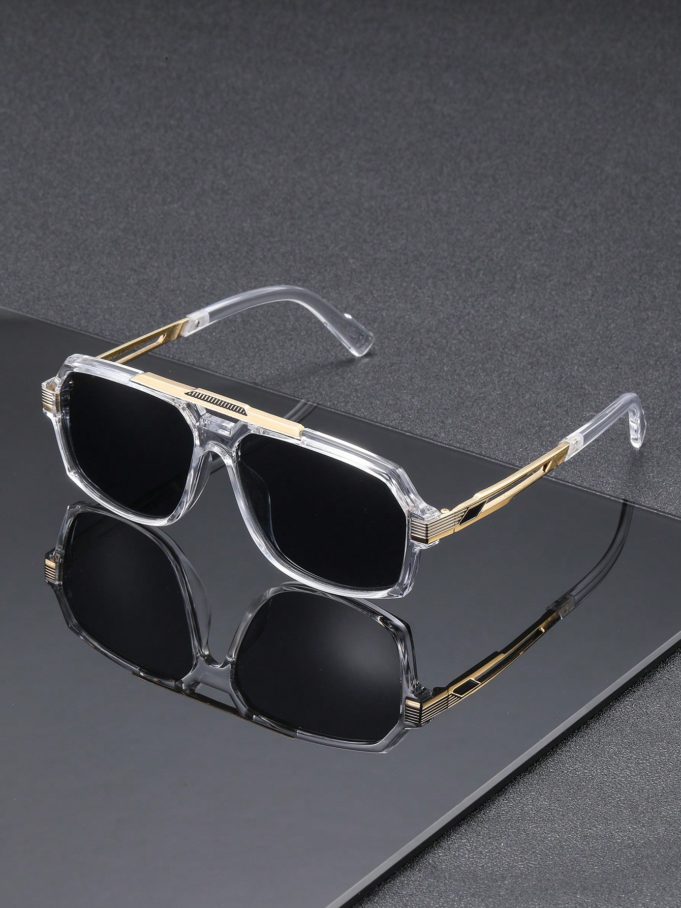1 pair of men's T transparent  - Metal Photo Panel avis et prix