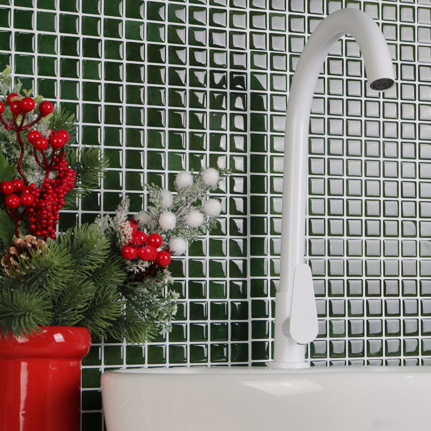 20pcs 3D Mosaic Style Wall Sti - Ceramic Tile Blank avis et prix