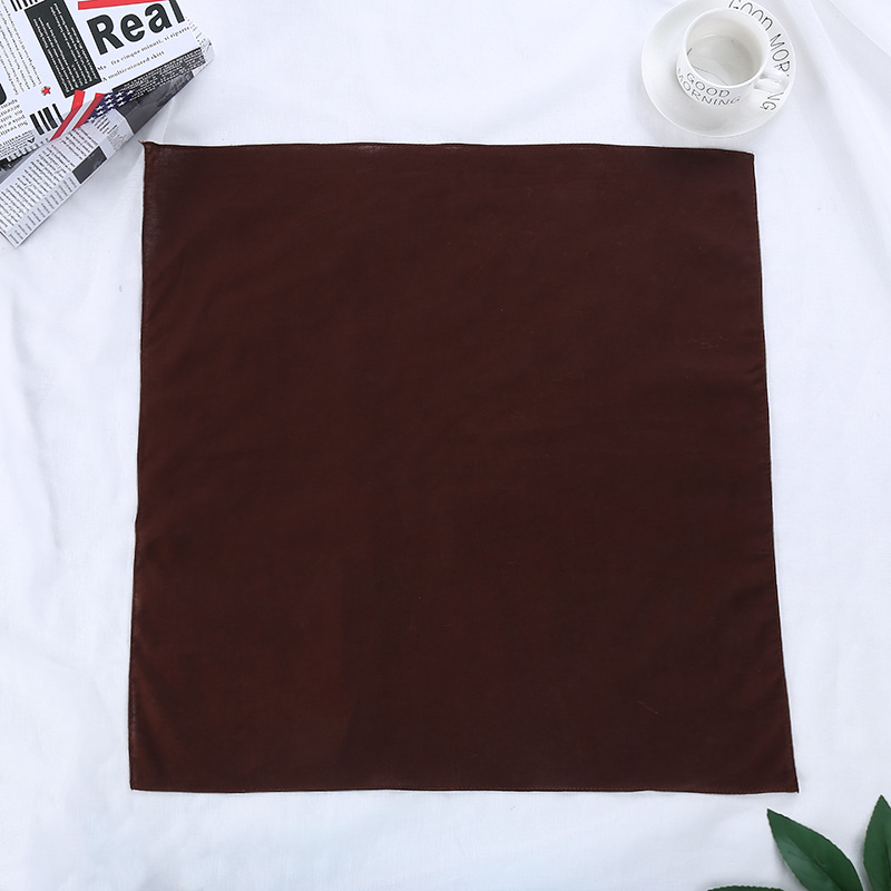 Headscarf Cotton Solid Color R - Bandana Blank White avis et prix