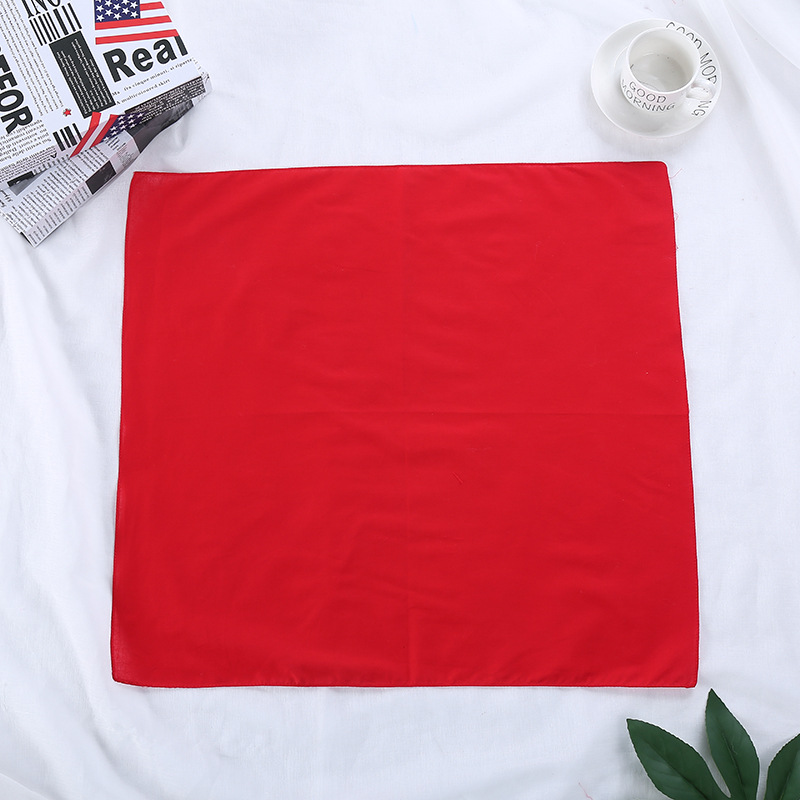 Headscarf Cotton Solid Color R - Bandana Blank White avis et prix