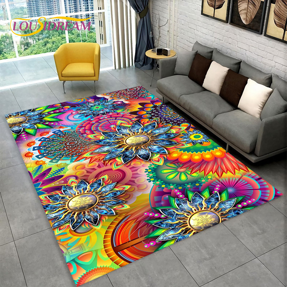 Bohemia Mandala Geometric Area - Door Mat Blank avis et prix