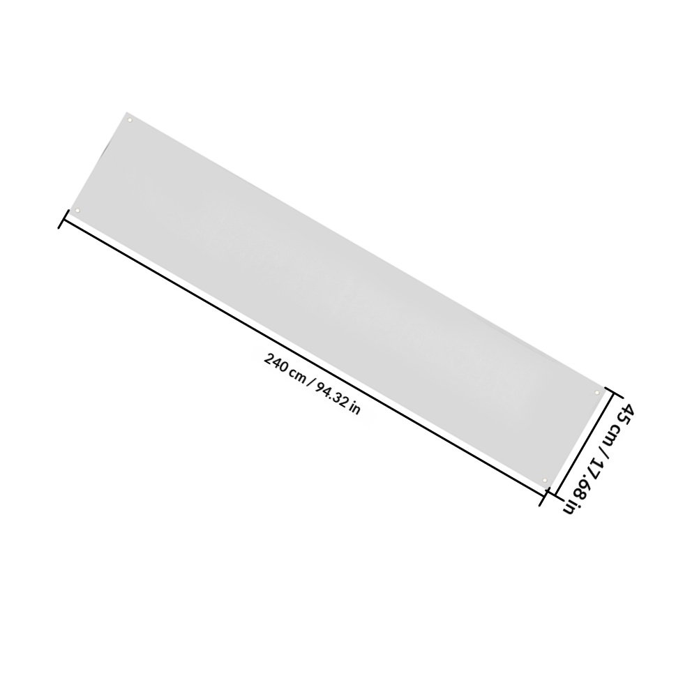 Large Blank White Banner for D - Yard Sign Blank avis et prix