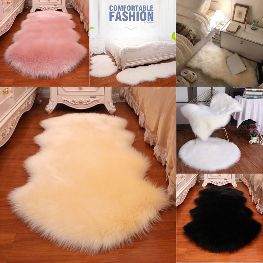 Soft Faux Fluffy Shaggy Rugs A - Door Mat Blank avis et prix