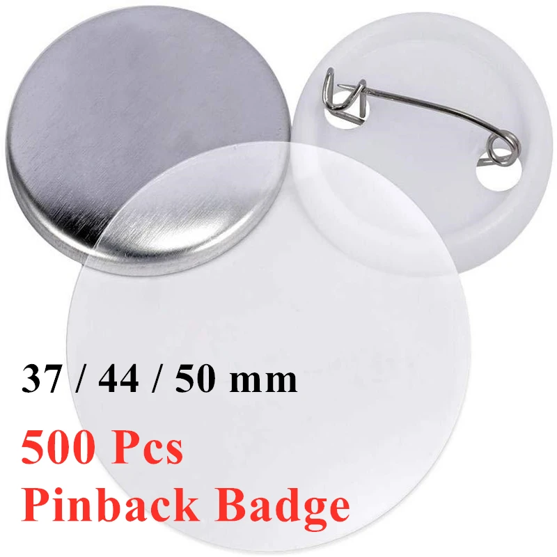 500Pcs/set Blank Badge Pinback - Button Badge Blank avis et prix
