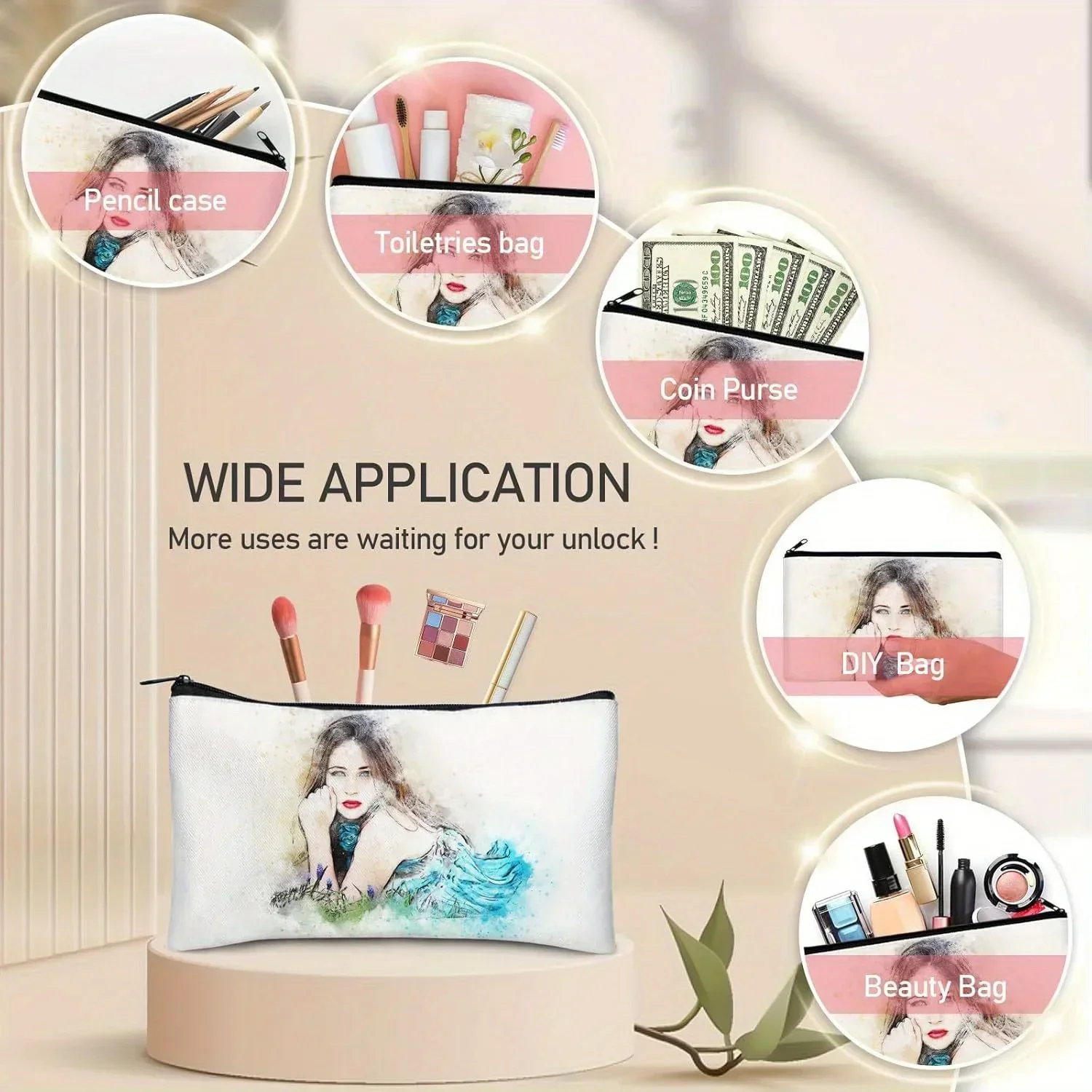 20pcs Sublimation Blank Makeup - Tote Bag Sublimation avis et prix