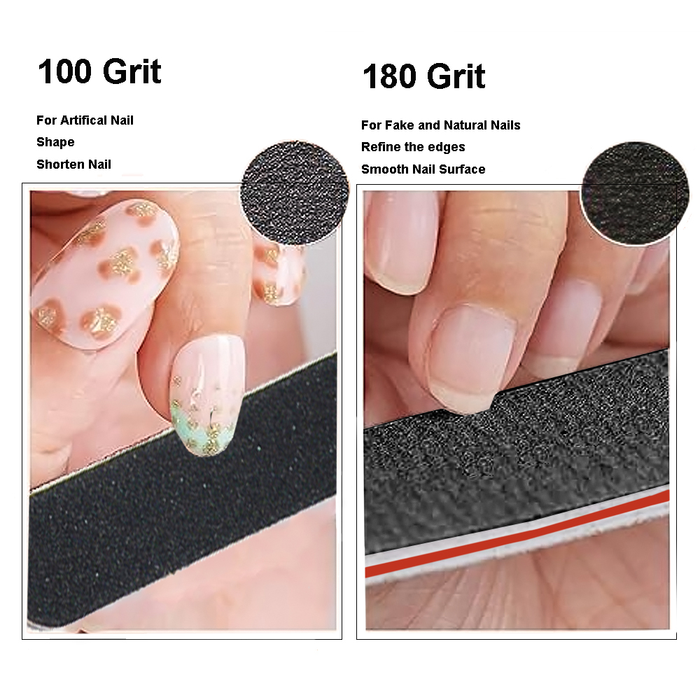 4pcs Professional Nail Files D - Photo Acrylic Block avis et prix