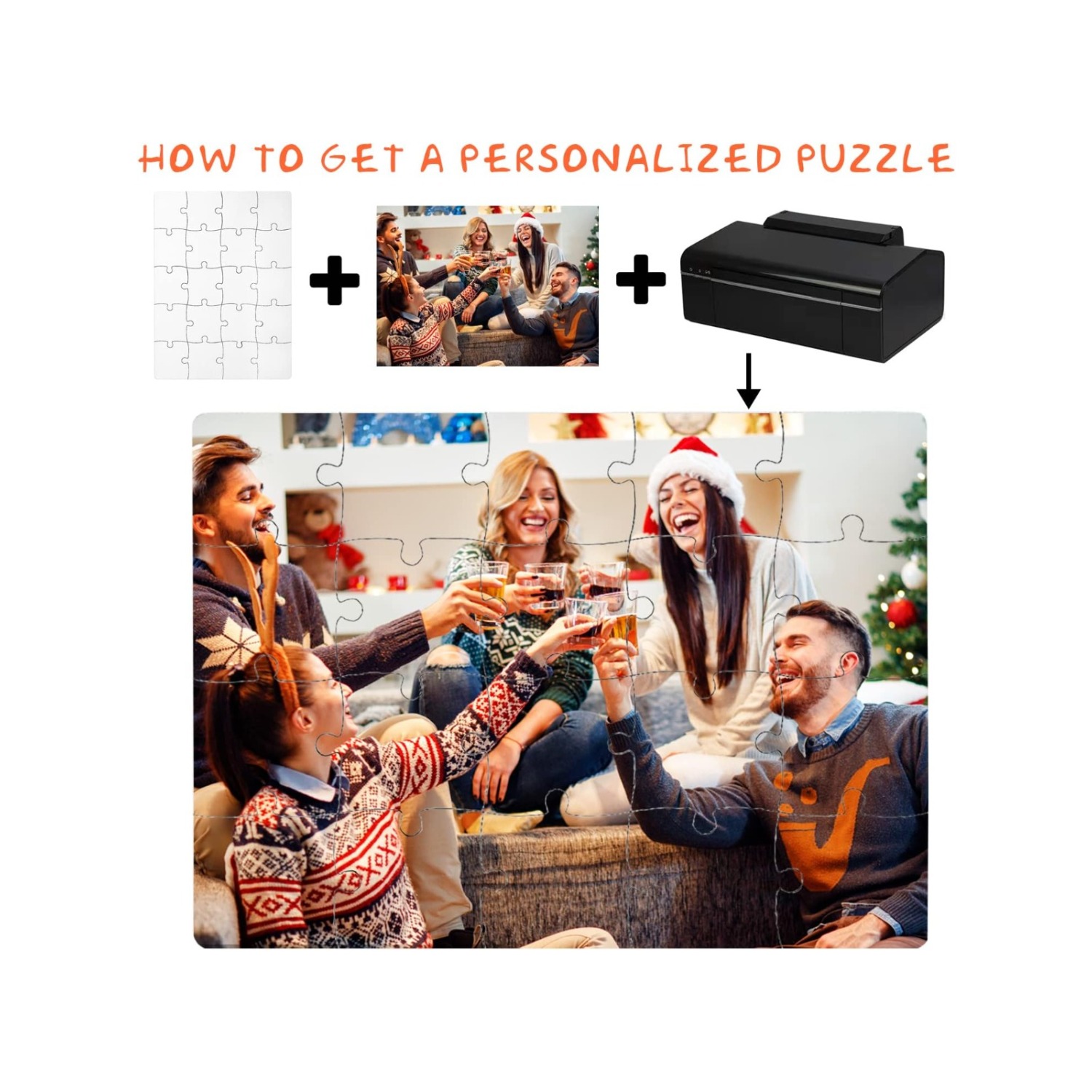 6pcs Blank Sublimation Puzzles - Puzzle Blank White avis et prix
