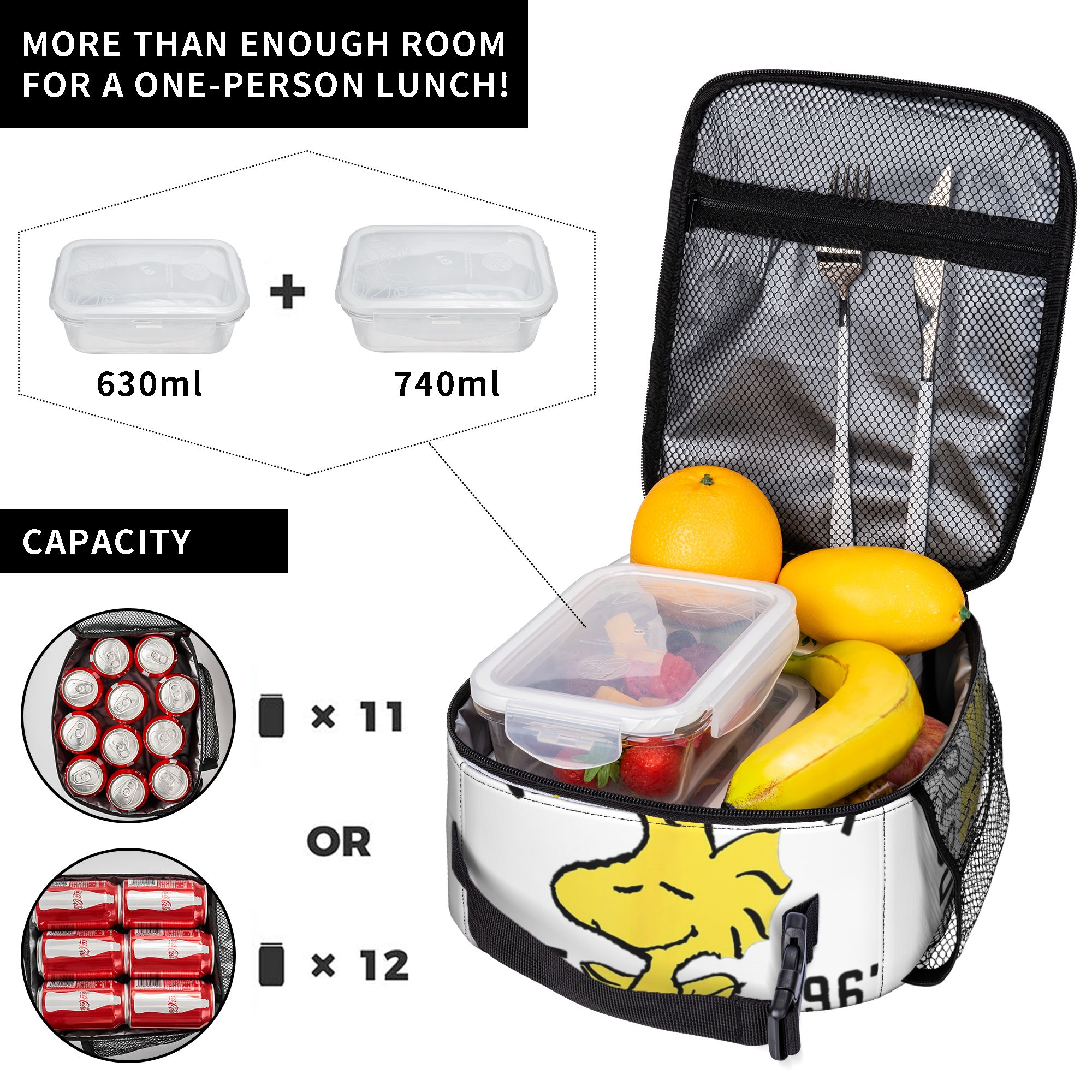 Peanuts Woodstock Snoopy Insul - Tote Bag Sublimation avis et prix