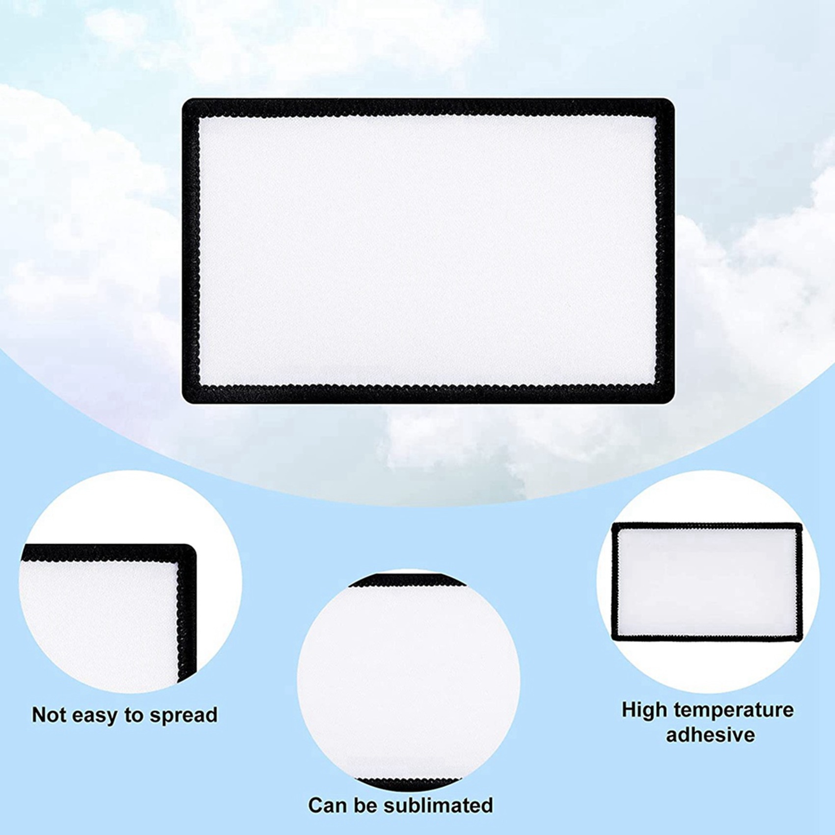42 Pcs Sublimation Patches Bla - Hat Sublimation Blank avis et prix