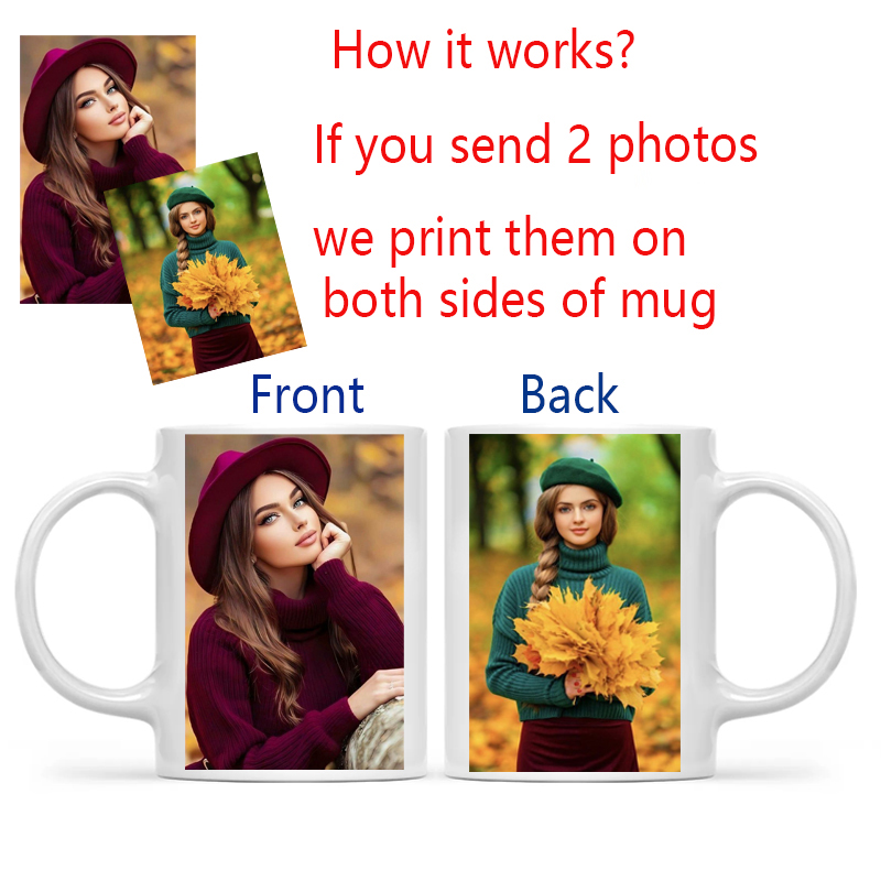 Personalized Your Photo Mug, C - Sublimation Mug White avis et prix