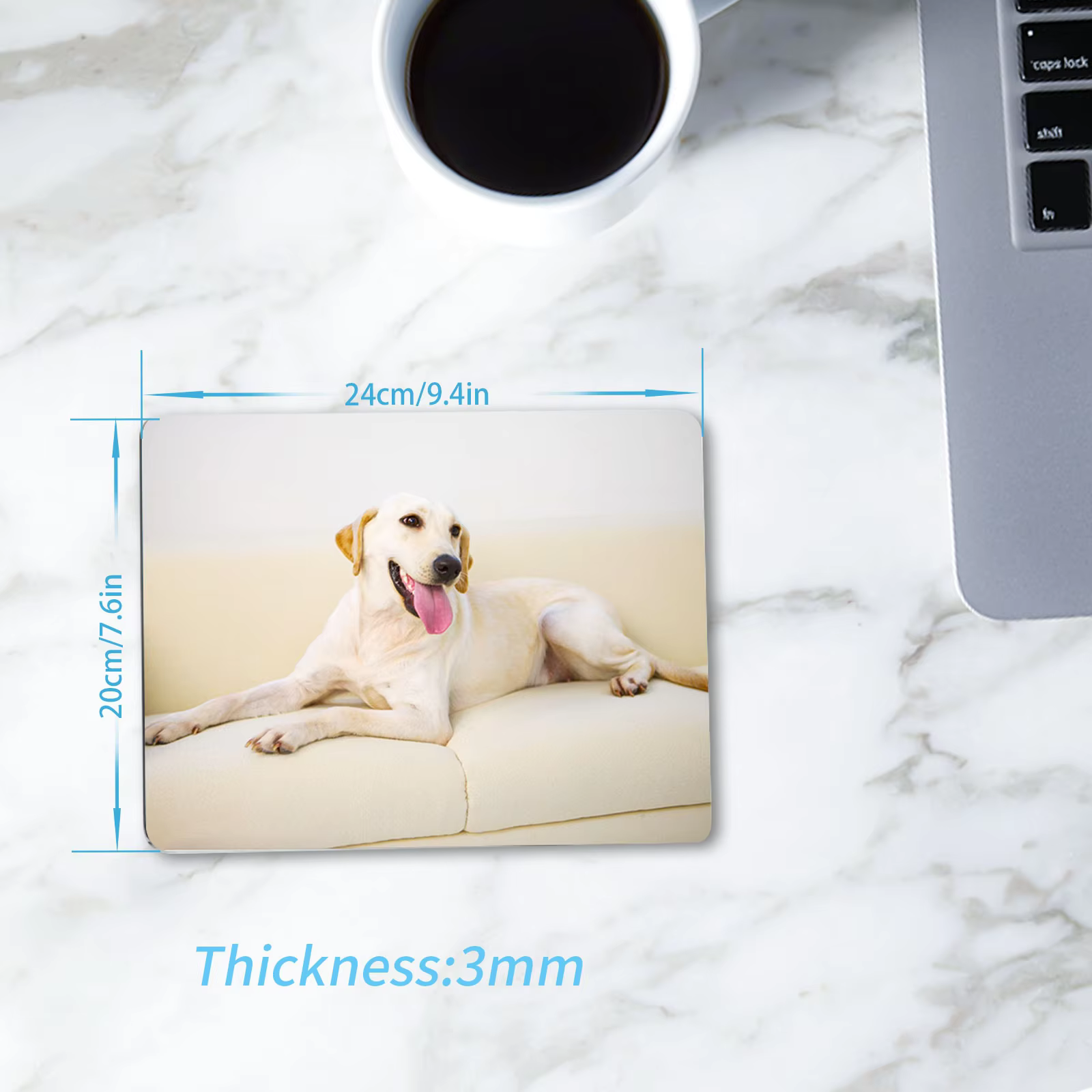 1 Pc Sublimation Mouse Pad Bla - Mouse Pad Blank Sublimation avis et prix
