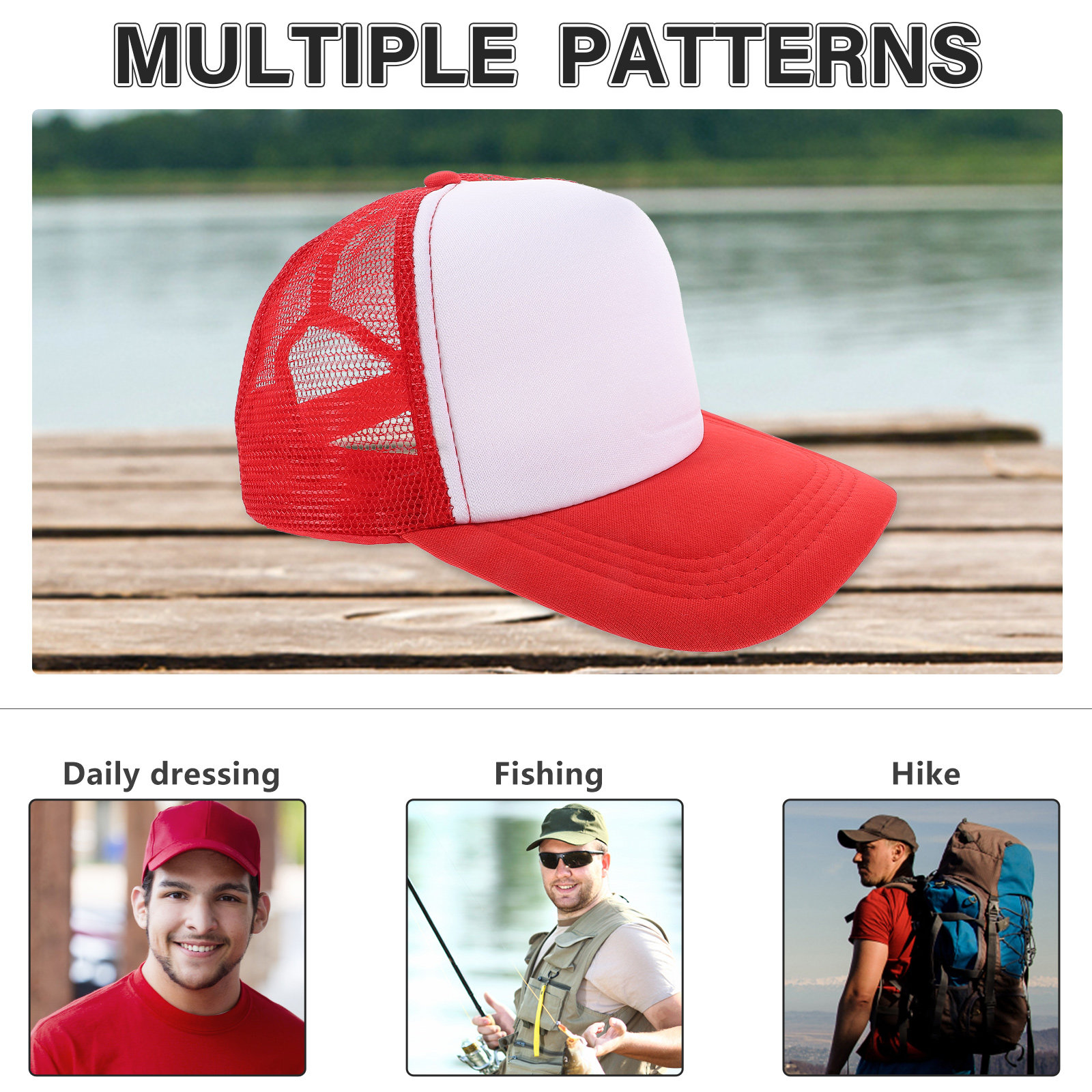 10Pcs DIY Blank Baseball Hats  - Hat Sublimation Blank avis et prix