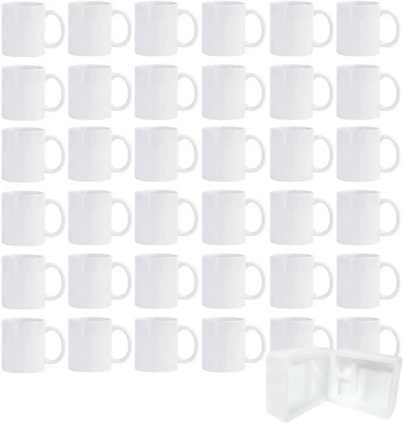 36pcs Sublimation Mugs, 11oz W - Sublimation Mug White avis et prix