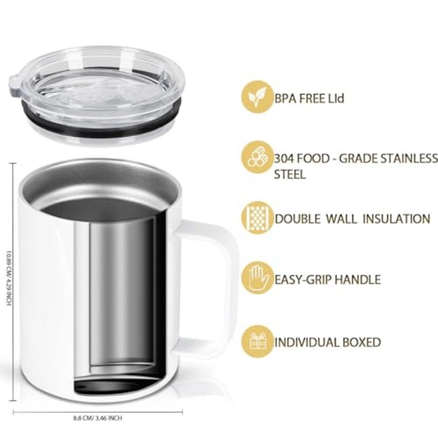 12 Oz Sublimation Coffee Mug B - Sublimation Mug White avis et prix