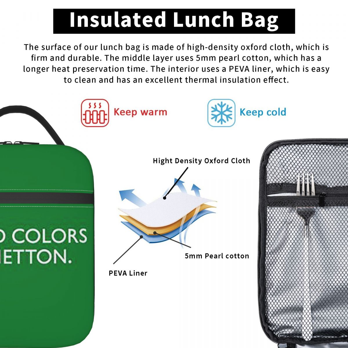 United Colors Of Benetton Insu - Tote Bag Sublimation avis et prix