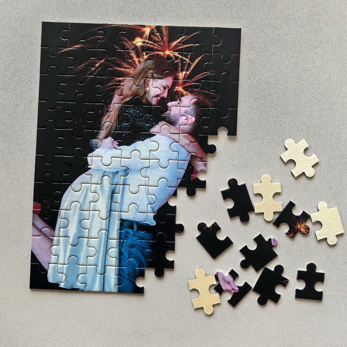DIY custom puzzle pieces custo - Puzzle Blank White avis et prix