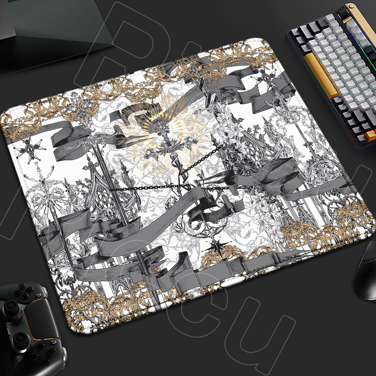 HD Retro European style Gothic - Mouse Pad Blank Sublimation avis et prix