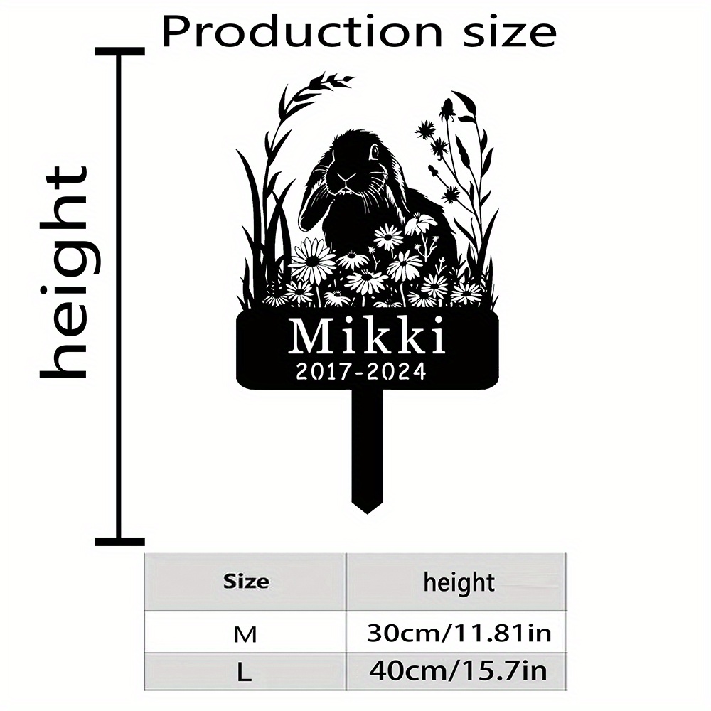 Custom Lop-Eared Rabbit Memori - Yard Sign Blank avis et prix