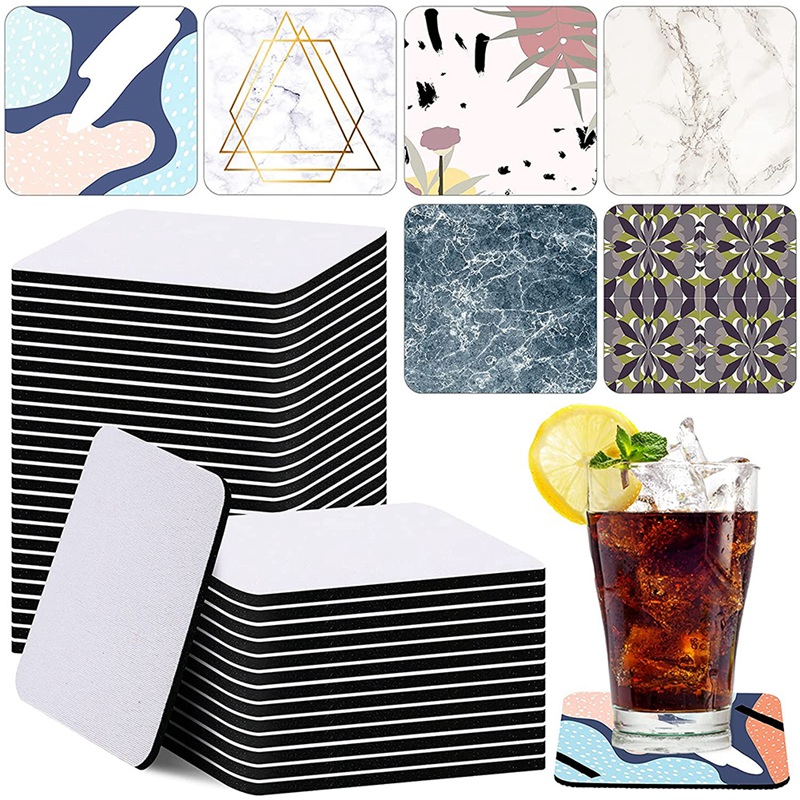 35 Pieces Square Sublimation C - Coaster Sublimation Blank avis et prix