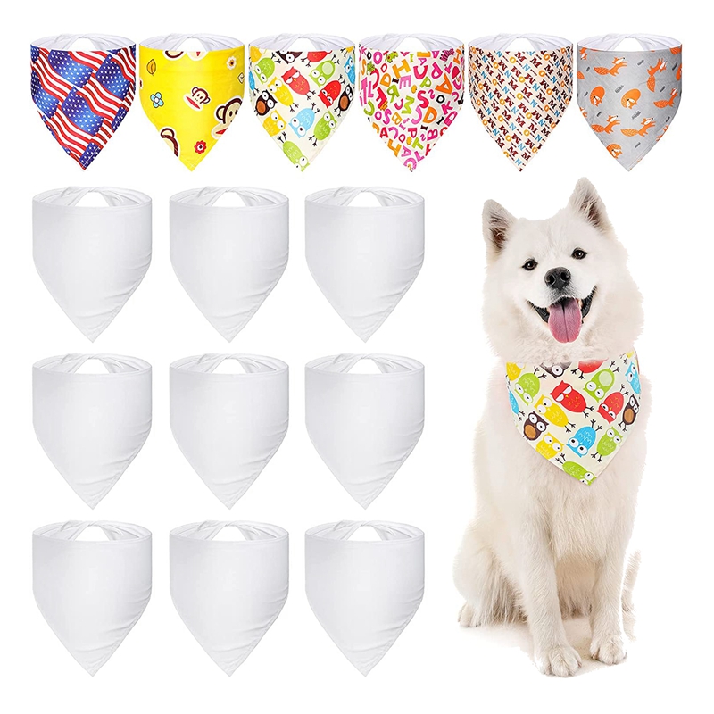 100 Pieces Sublimation Blank D - Bandana Blank White avis et prix