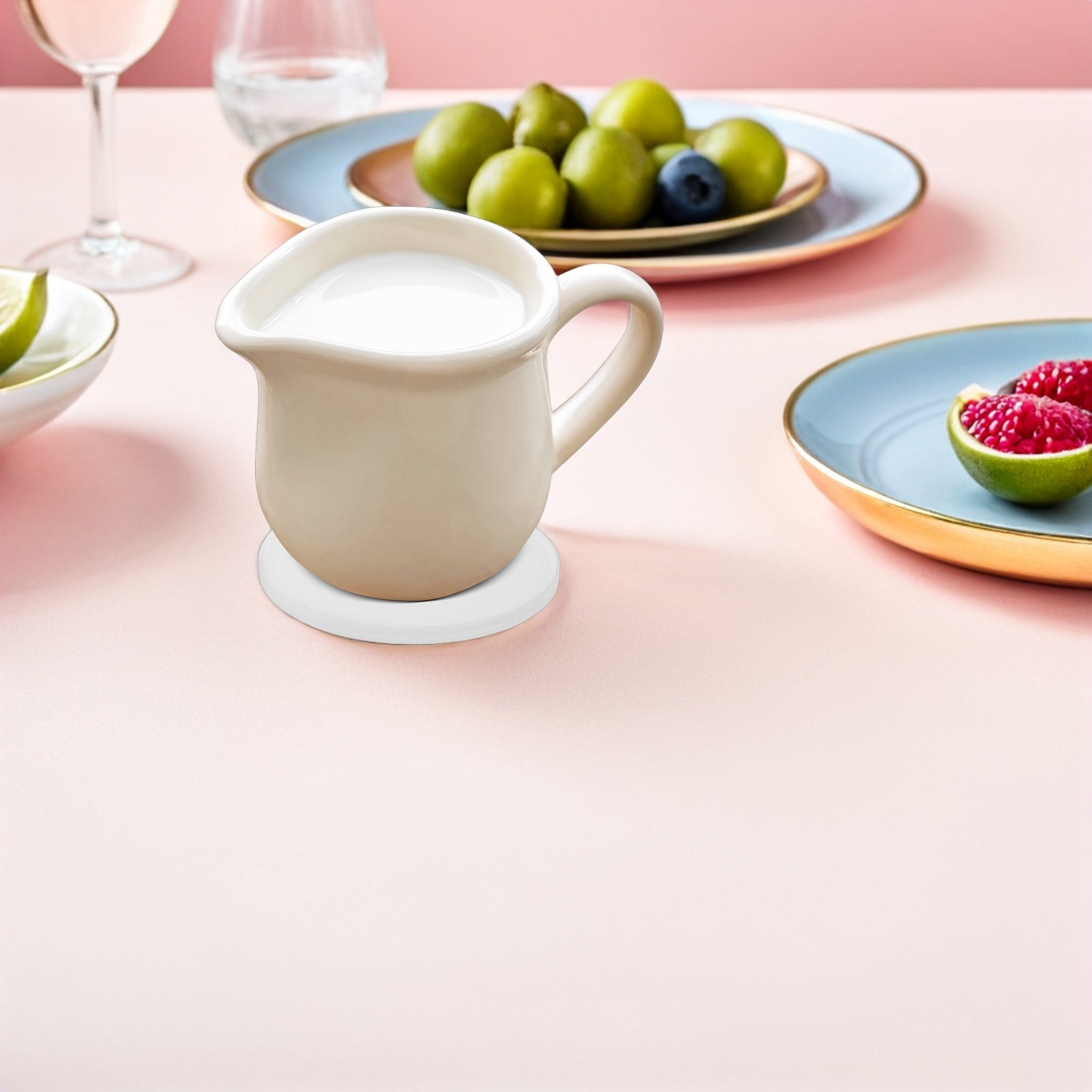 12Pcs White Round Ceramic Coas - Coaster Sublimation Blank avis et prix