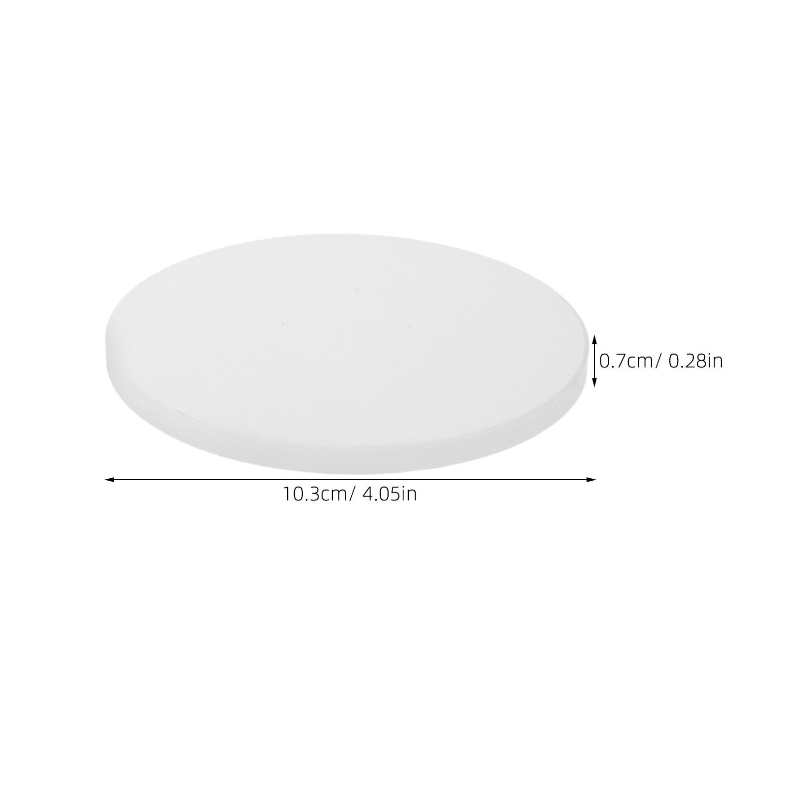 12Pcs White Round Ceramic Coas - Coaster Sublimation Blank avis et prix