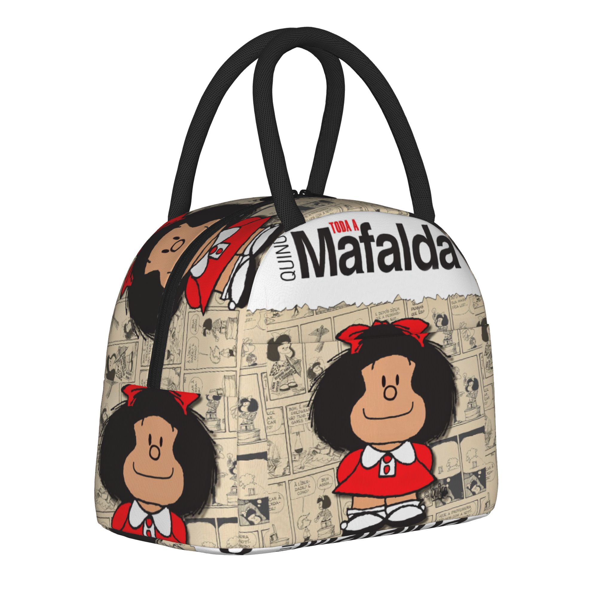 Mafalda Comic Insulated Lunch  - Tote Bag Sublimation avis et prix