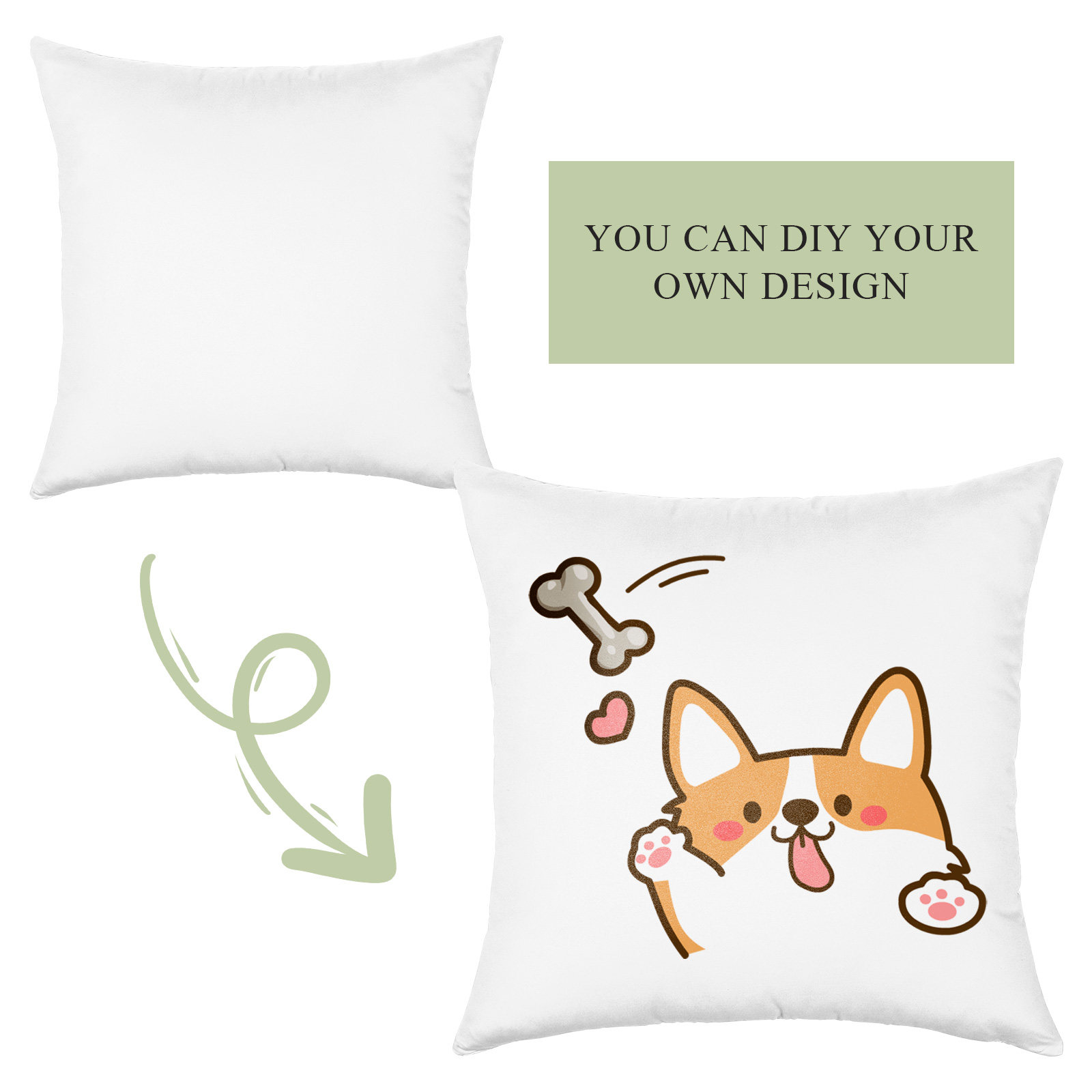 4Pcs Sublimation Pillow Cases  - Pillow Cover Sublimation avis et prix