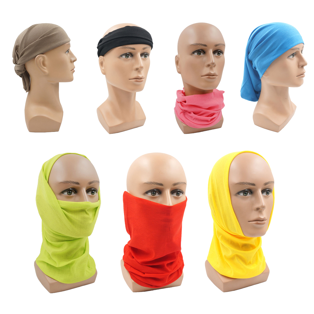 Sun Protective Tube Scarf 9.8' - Bandana Blank White avis et prix
