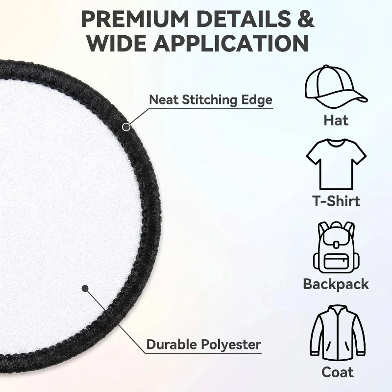 40 PCs Sublimation Patches Clo - Hat Sublimation Blank avis et prix