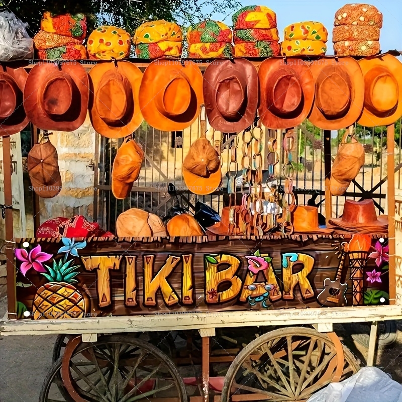 Tiki Bar Banner Tropical Hawai - Yard Sign Blank avis et prix