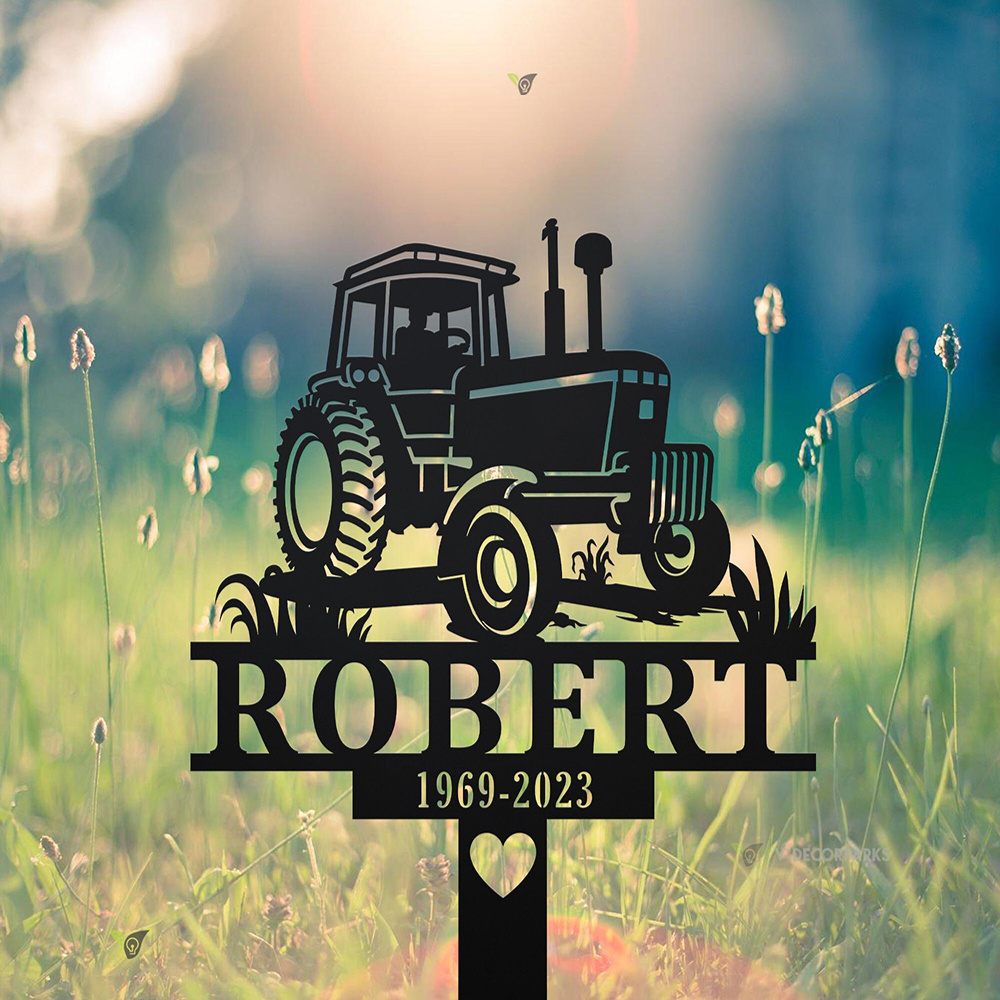 Custom Farmer Memorial Metal S - Yard Sign Blank avis et prix