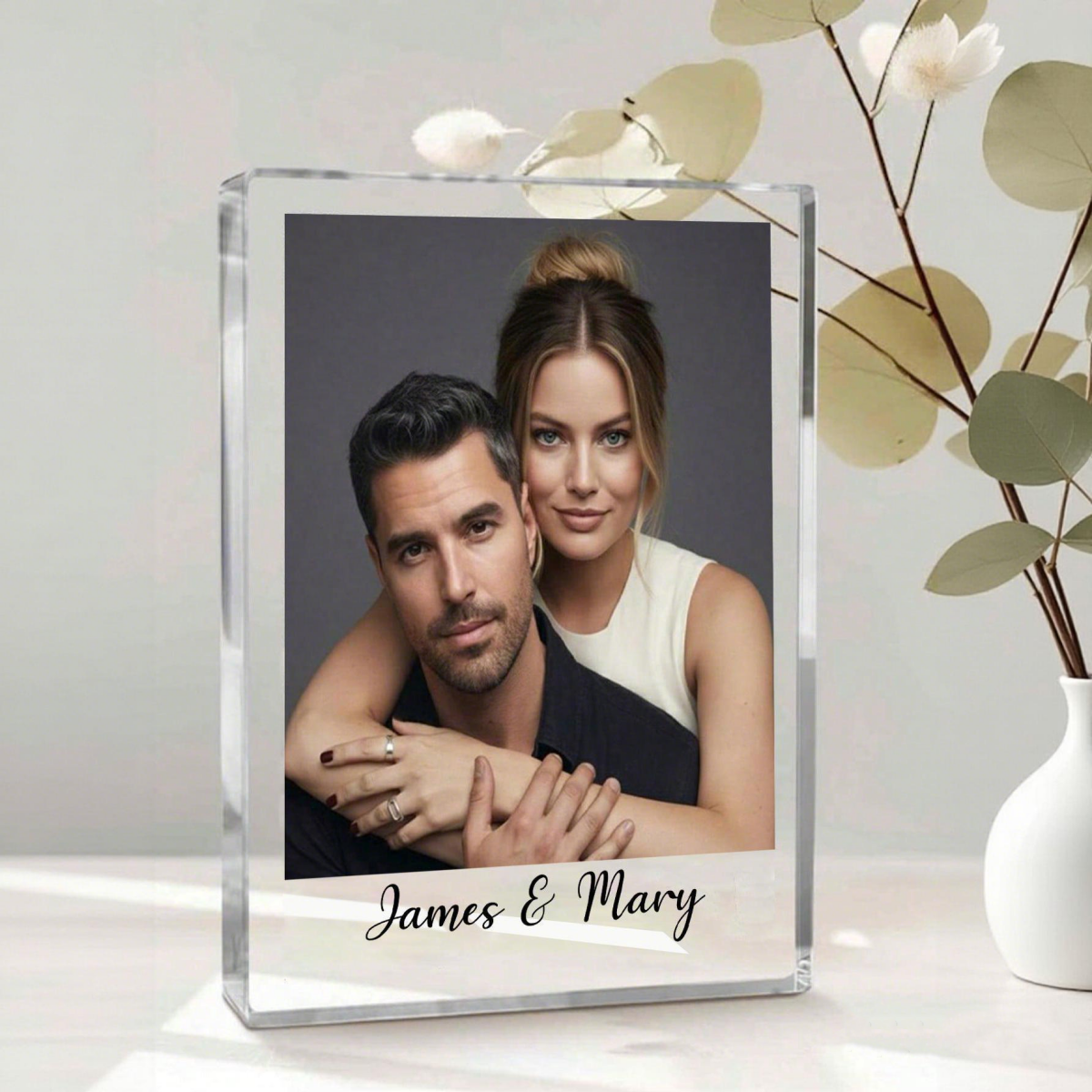1 Custom Acrylic Photo & Text  - Photo Acrylic Block avis et prix