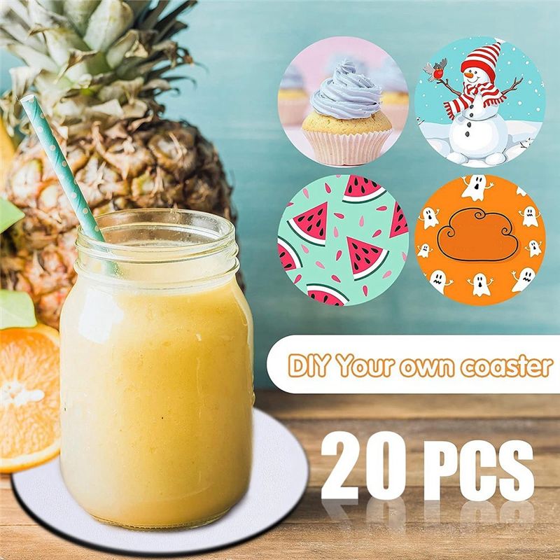 AB46-Sublimation Blank Coaster - Coaster Sublimation Blank avis et prix