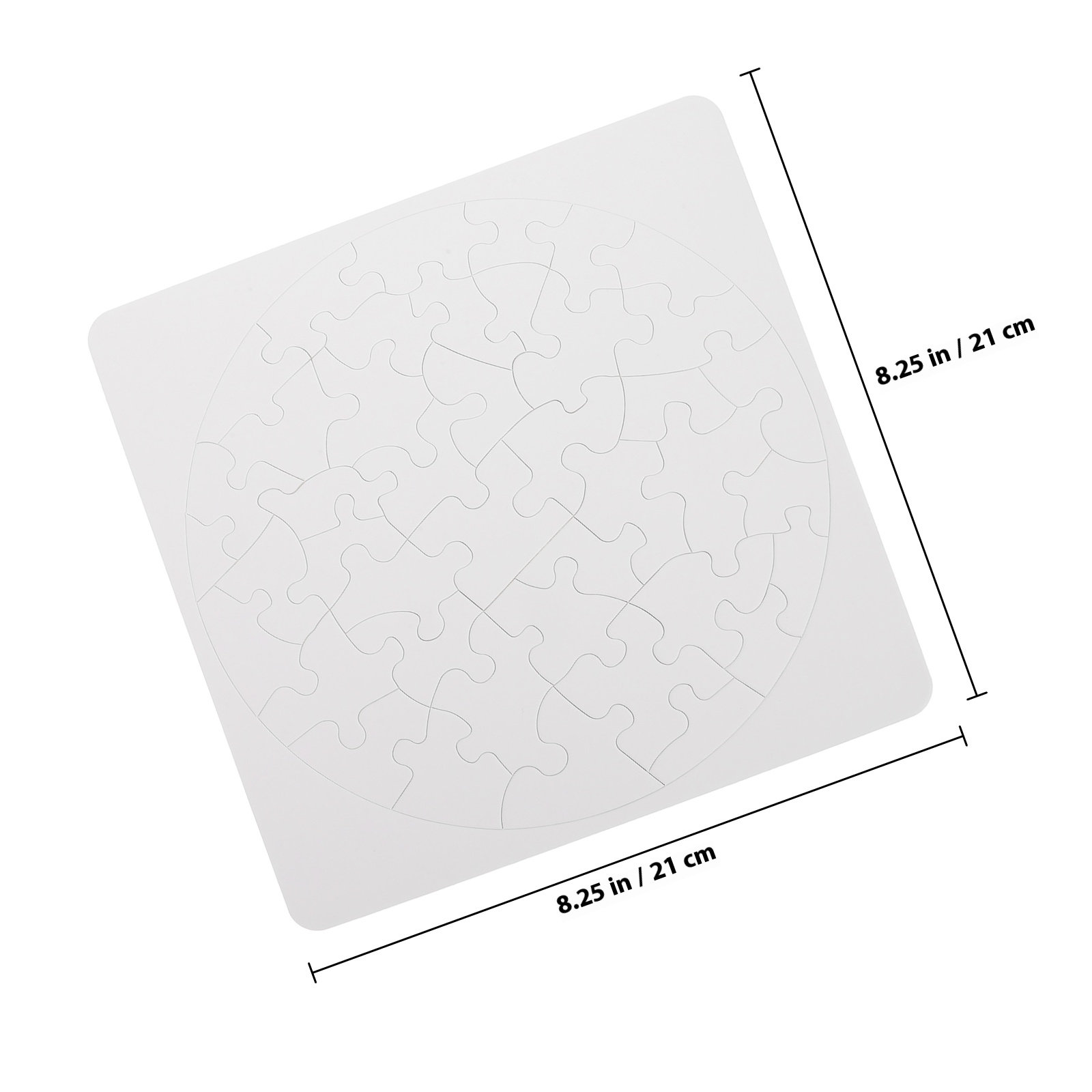 5 Sets Puzzle Sublimation Puzz - Puzzle Blank White avis et prix