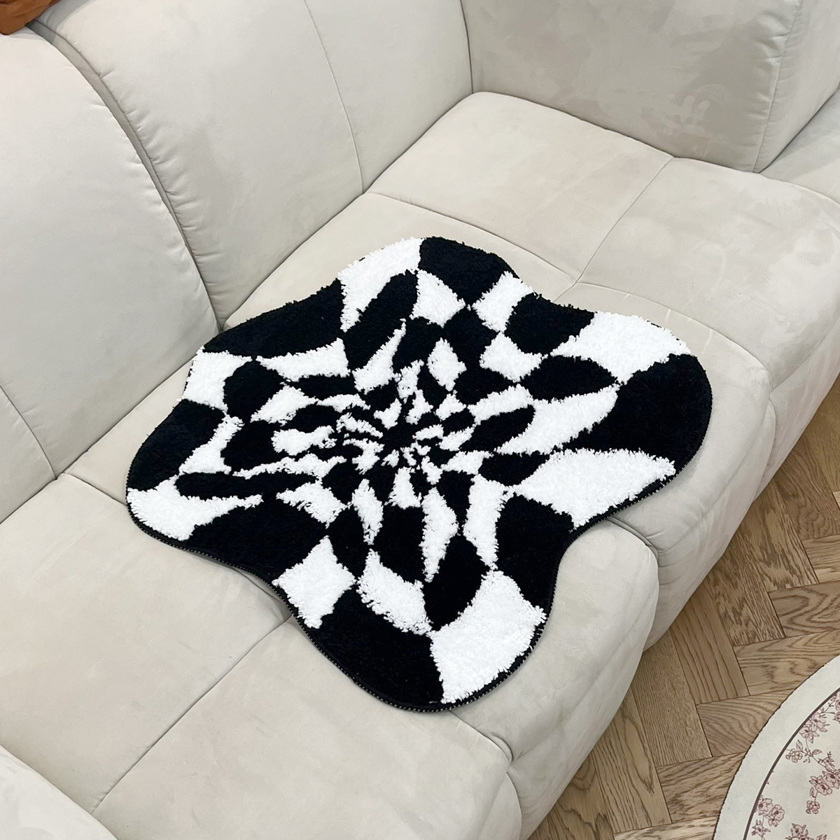 Abstract 3D Illusion Checkered - Door Mat Blank avis et prix