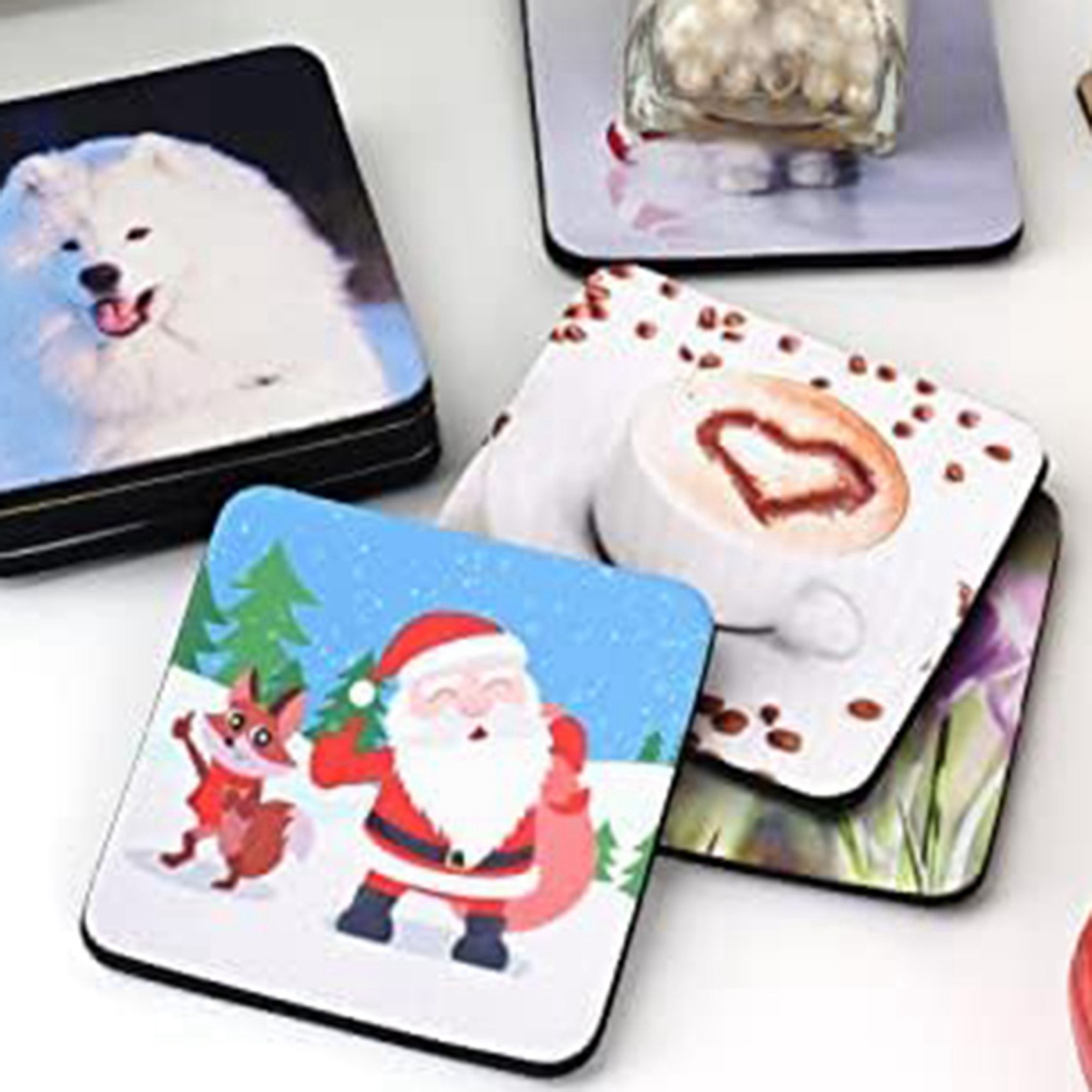 F-F 40PCS Square Sublimation B - Coaster Sublimation Blank avis et prix